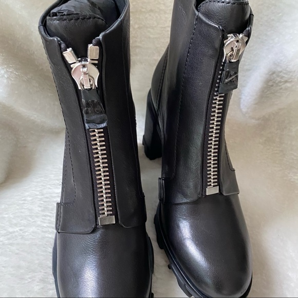 rag & bone Shiloh high zip black boot SIZE 10 - Picture 2 of 9